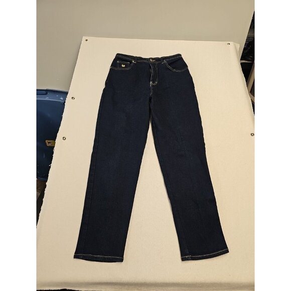 Vintage Y2K Gloria Vanderbilt Blue Straight Leg Retro Jeans 12 Short - Picture 3 of 7